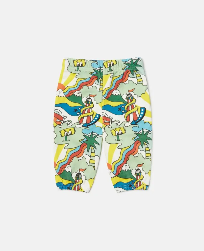 Stella McCartney Rollercoaster Print Joggers Multicolour Kids Pants and Shorts Stella McCartney Rollercoaster Print Joggers Multicolour Kids Pants and Shorts