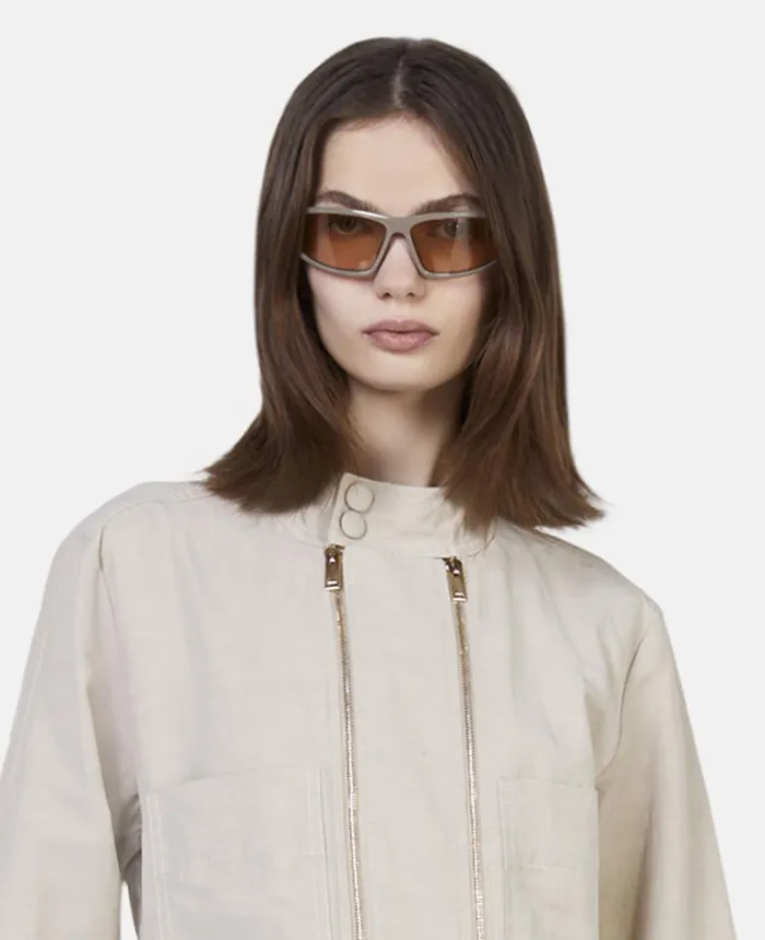 Stella McCartney Stella Iconics Utility Jumpsuit Desert Beige Women Jumpsuits Stella McCartney Stella Iconics Utility Jumpsuit Desert Beige Women Jumpsuits