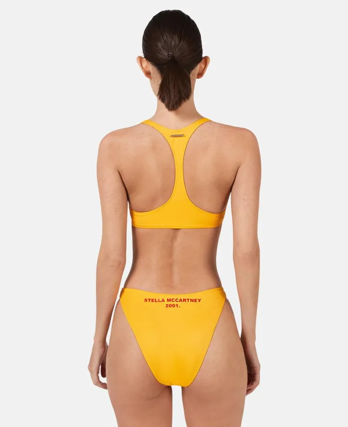 Stella McCartney Stella McCartney 2001 Print Bikini Top Yellow Women Swimwear Stella McCartney Stella McCartney 2001 Print Bikini Top Yellow Women Swimwear