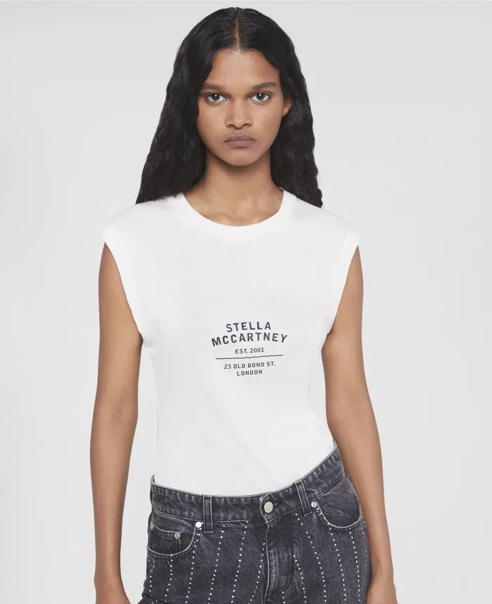 Stella McCartney Stella McCartney 2001 Tank Top White Women Sweatshirts And TShirts Stella McCartney Stella McCartney 2001 Tank Top White Women Sweatshirts And TShirts