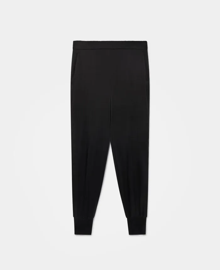 Stella McCartney Stretch Cady Tailored Trousers Black Women Trousers And Shorts Stella McCartney Stretch Cady Tailored Trousers Black Women Trousers And Shorts