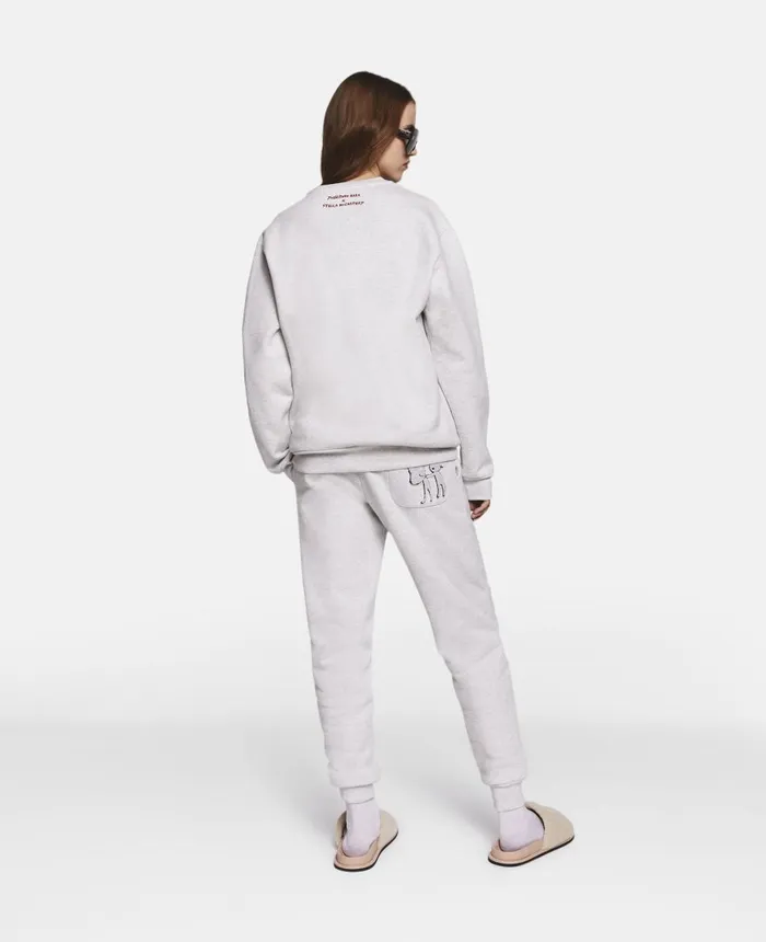 Stella McCartney Untitled Bunny Girl Embroidered Sweatshirt Grey Melange WomenMen Sweatshirts Stella McCartney Untitled Bunny Girl Embroidered Sweatshirt Grey Melange WomenMen Sweatshirts