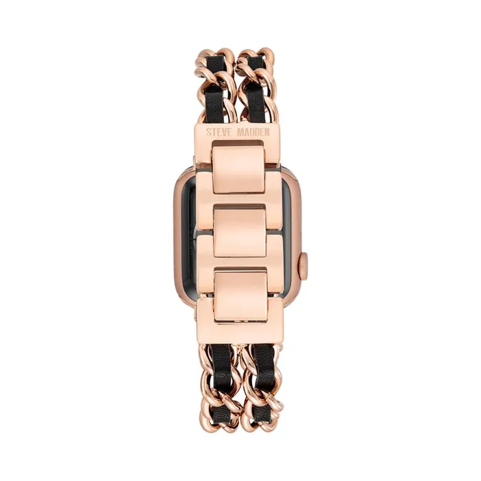 Steve Madden Apple Watch Linked Watch Band Gold 4244mm Womens Watches