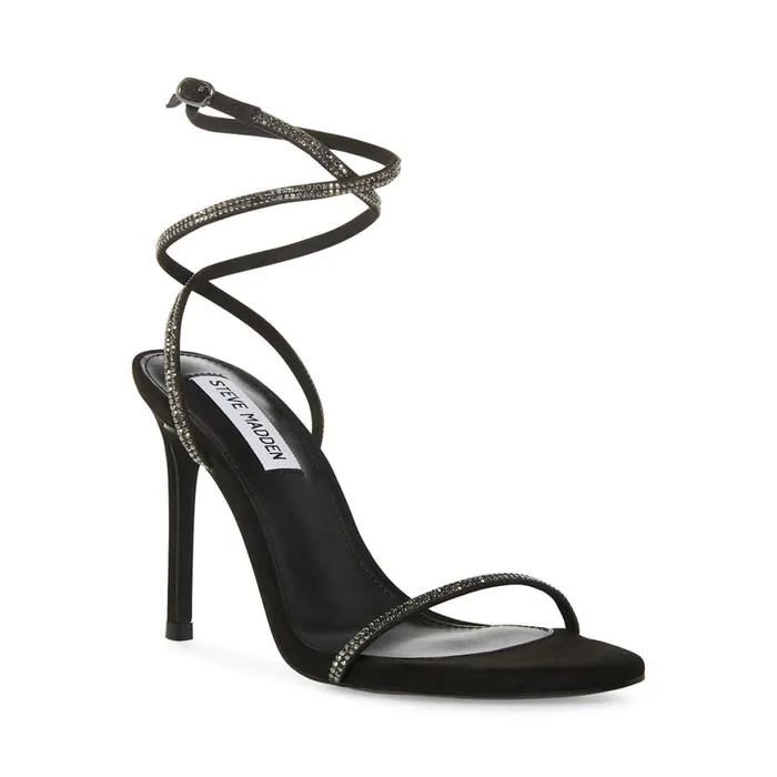 Steve Madden Aubrey Black Multi Womens Heels