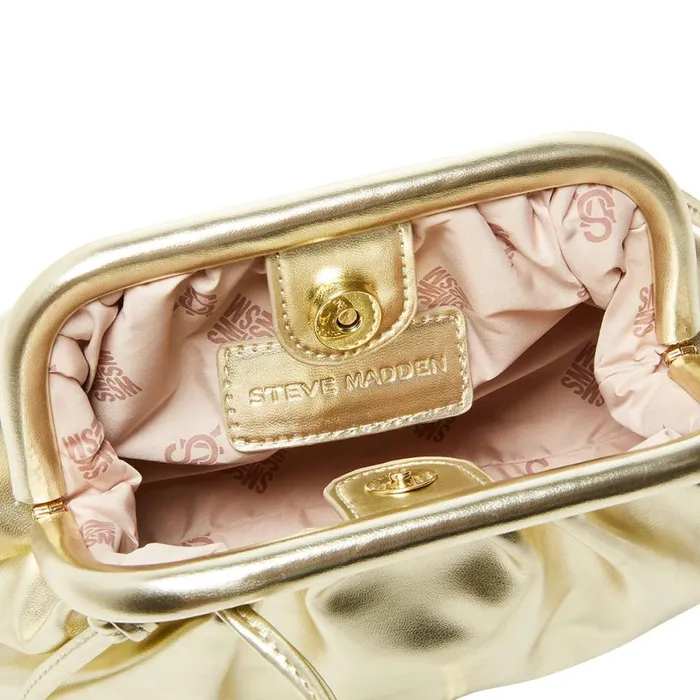 Steve Madden Bnikki Champagne Womens Crossbody Bags
