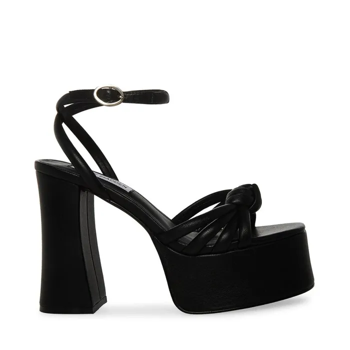 Steve Madden Bonnie Black Womens Heels