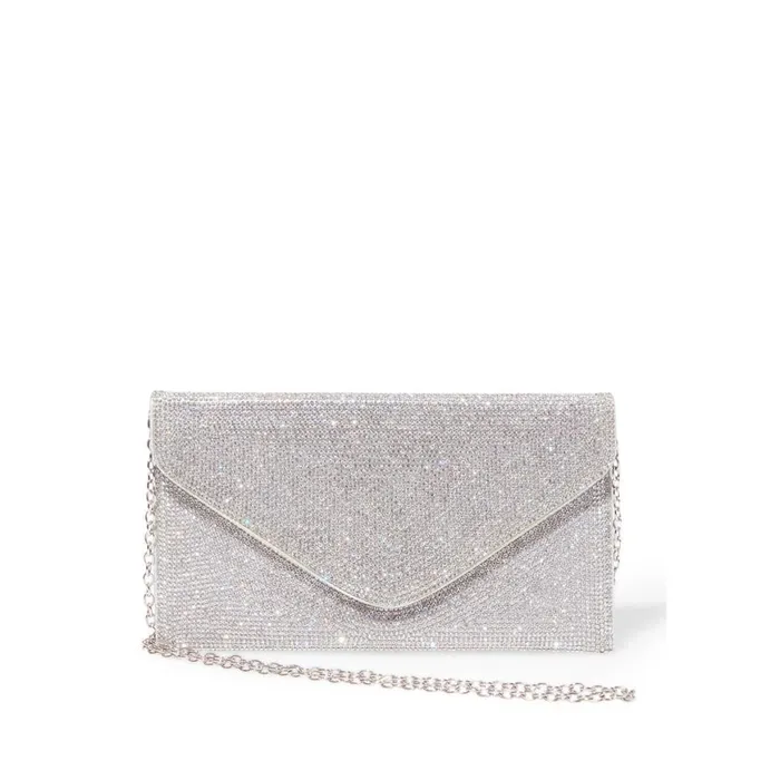 Steve Madden Bswagger Silver Womens Crossbody Bags