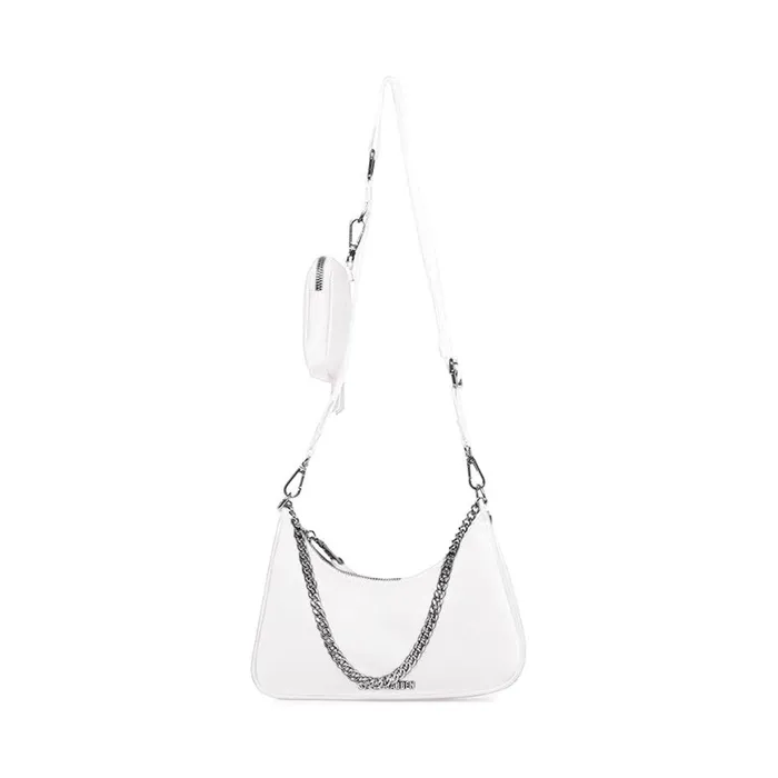 Steve Madden Bvital White Womens Shoulder Bags