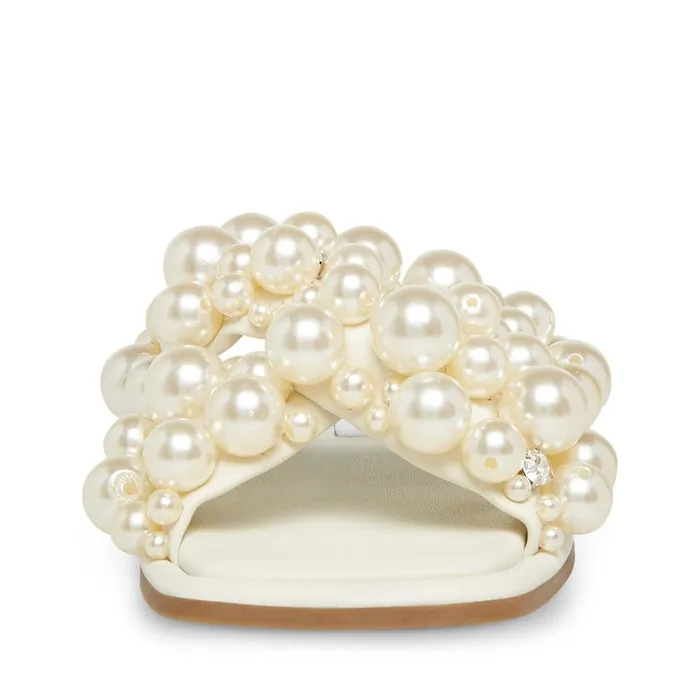 Steve Madden Duri Ivory Womens Sandals