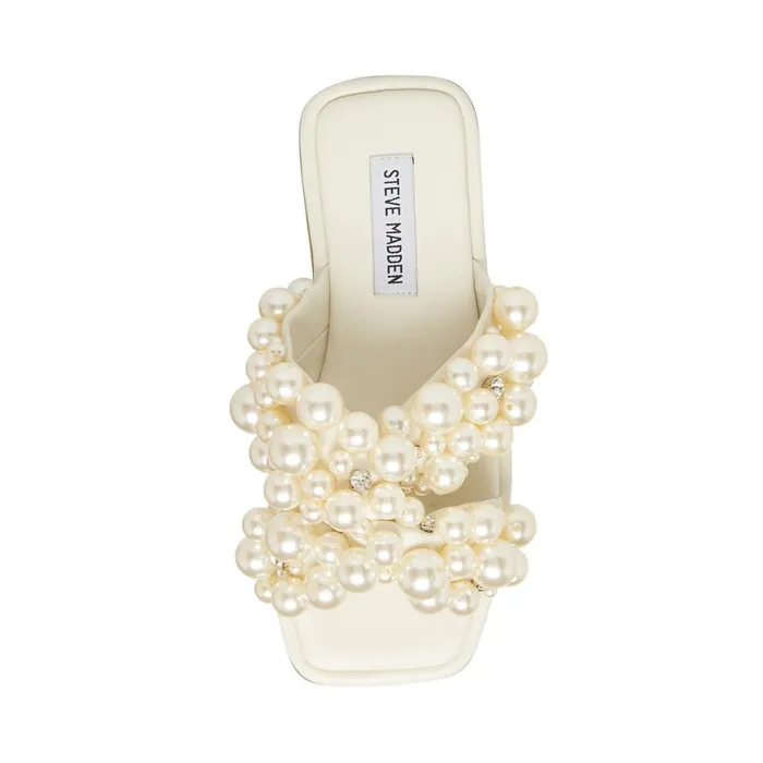 Steve Madden Duri Ivory Womens Sandals