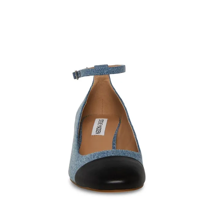Steve Madden Eli Denim Multi Womens Heels