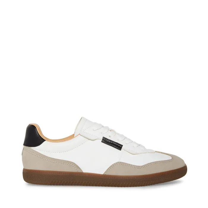 Steve Madden Emporia WhiteBlack Womens Sneakers