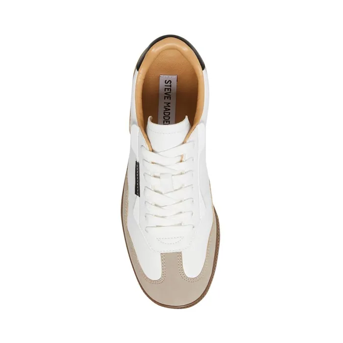 Steve Madden Emporia WhiteBlack Womens Sneakers