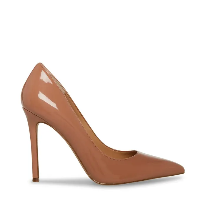 Steve Madden Evelyn Blush Patent Womens Heels