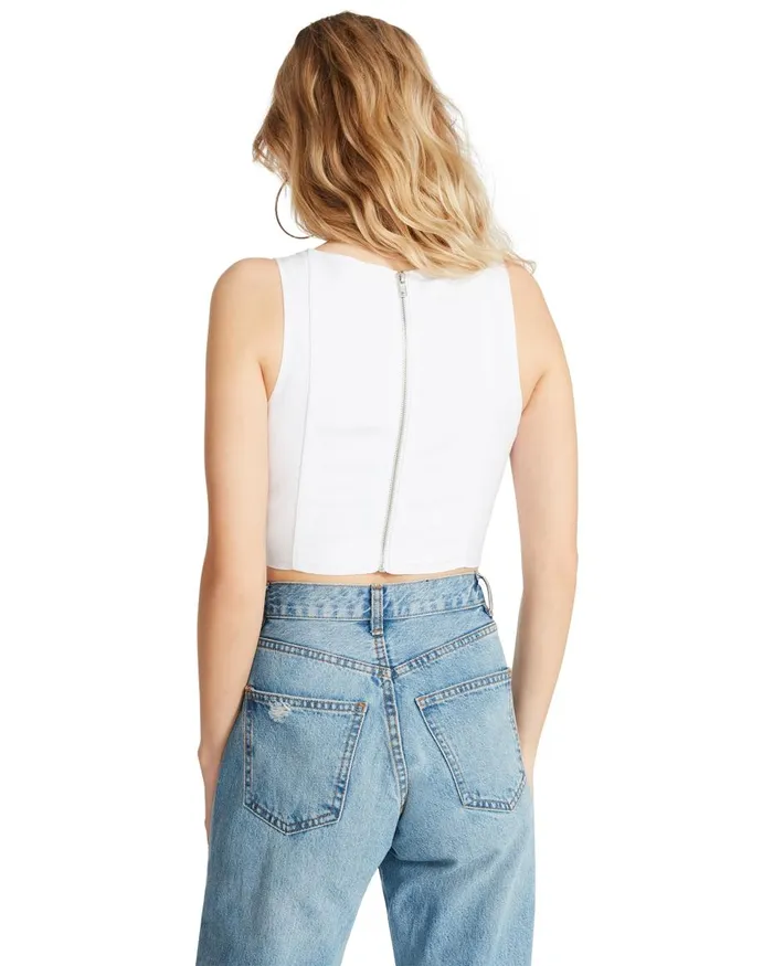 Steve Madden Femme Top White Womens Tops and Shirts