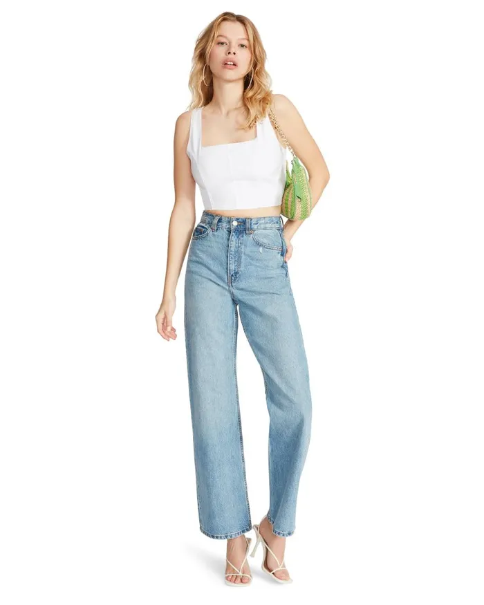 Steve Madden Femme Top White Womens Tops and Shirts