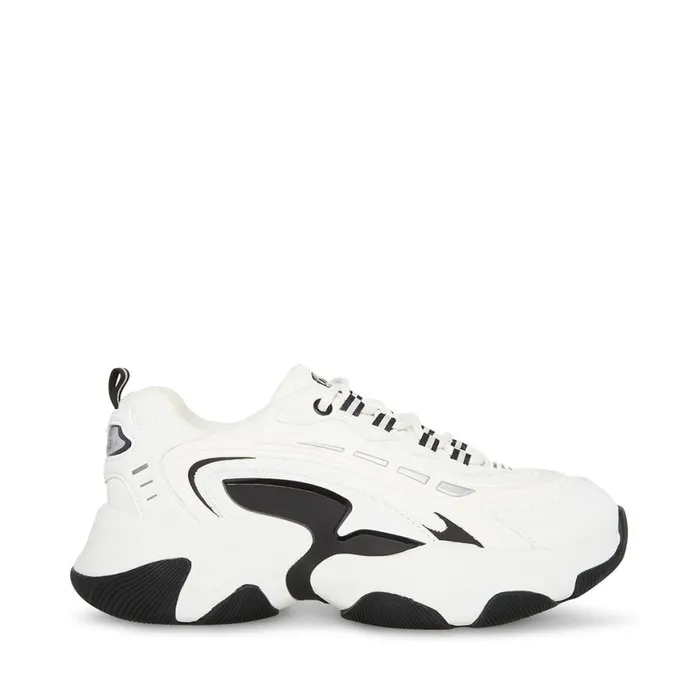 Steve Madden Flex BlackWhite Womens Sneakers
