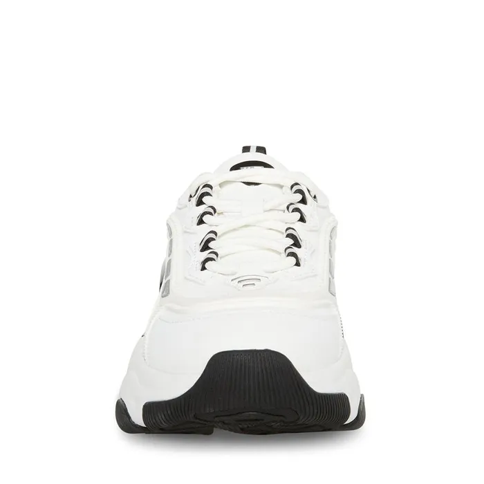 Steve Madden Flex BlackWhite Womens Sneakers