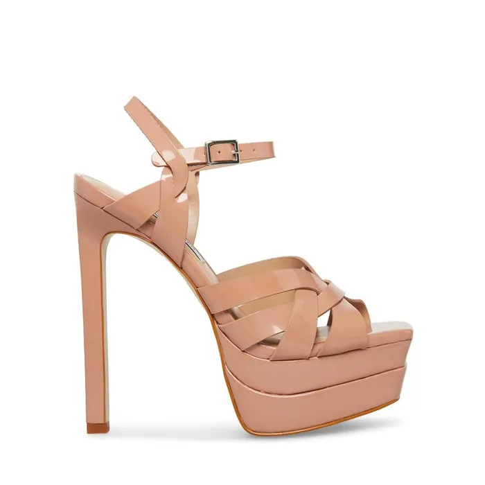 Steve Madden Flirt Blush Patent Womens Heels