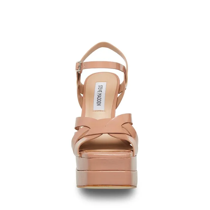 Steve Madden Flirt Blush Patent Womens Heels