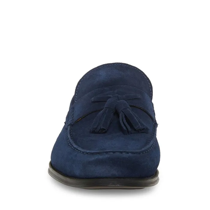 Steve Madden Gollie Navy Suede Mens Loafers