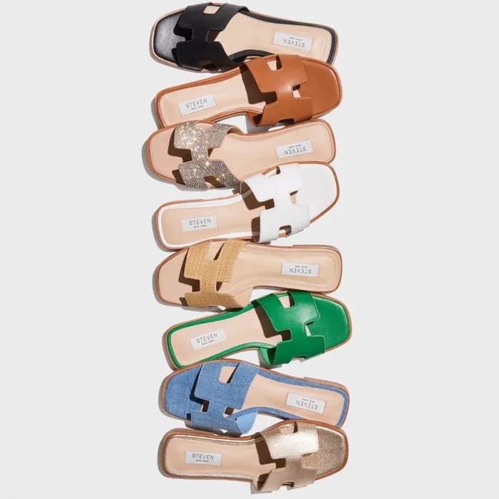 Steve Madden Hadyn Raffia Womens Sandals