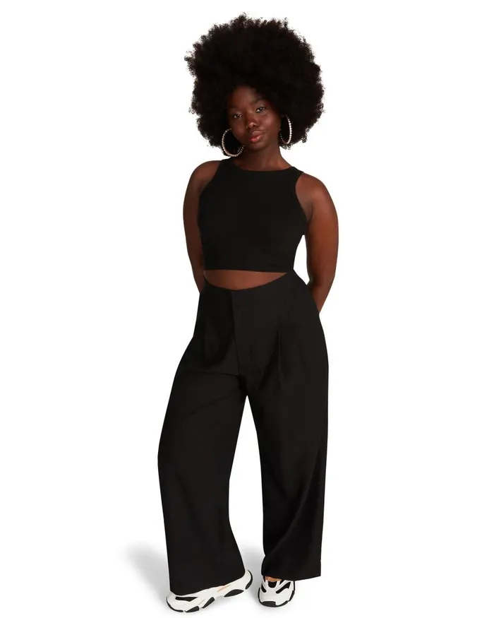 Steve Madden Isabella Pant Black Womens Bottoms