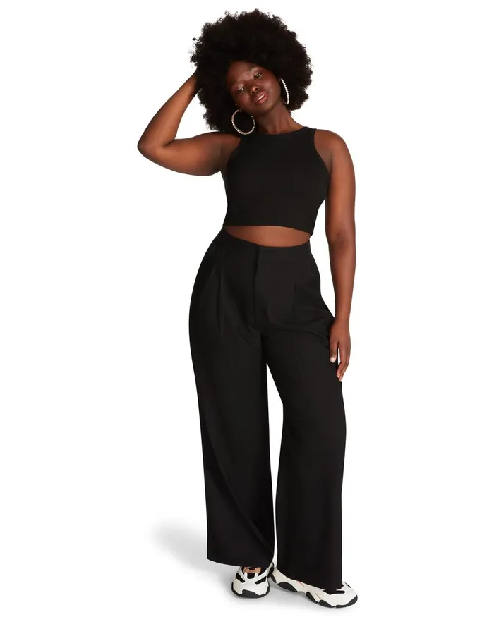 Steve Madden Isabella Pant Black Womens Bottoms