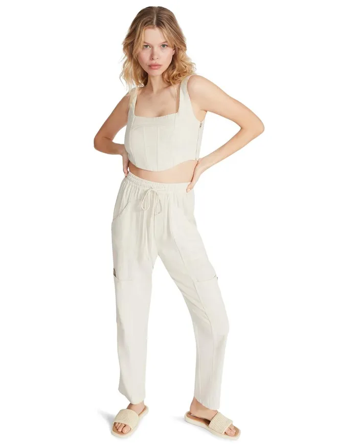 Steve Madden Ivette Pant Tan Womens Bottoms