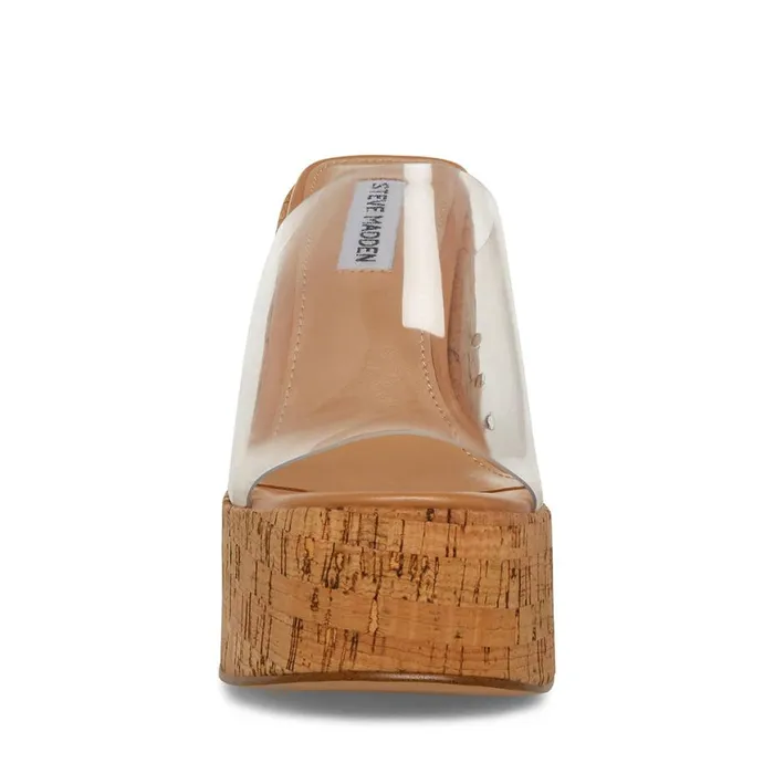 Steve Madden Joanne Clear Womens Sandals