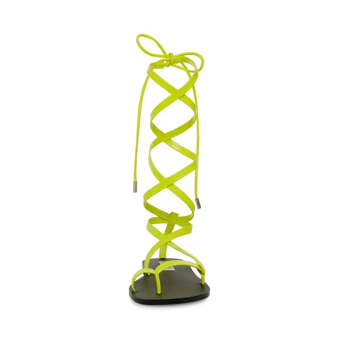 Steve Madden Kala Lime Womens Sandals