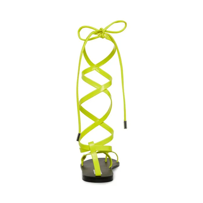 Steve Madden Kala Lime Womens Sandals