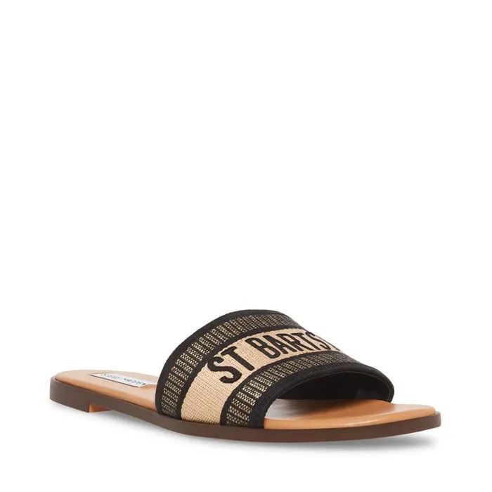 Steve Madden Knox Black Multi Womens Sandals