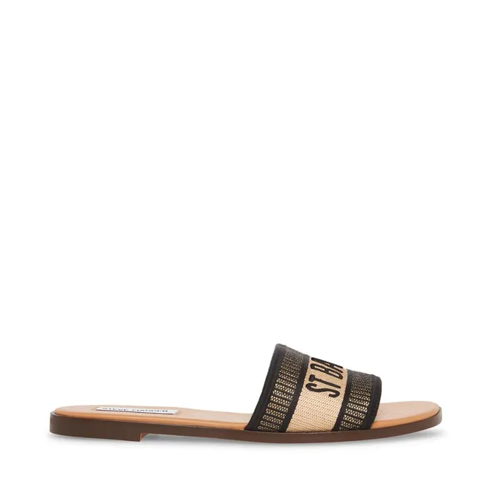 Steve Madden Knox Black Multi Womens Sandals
