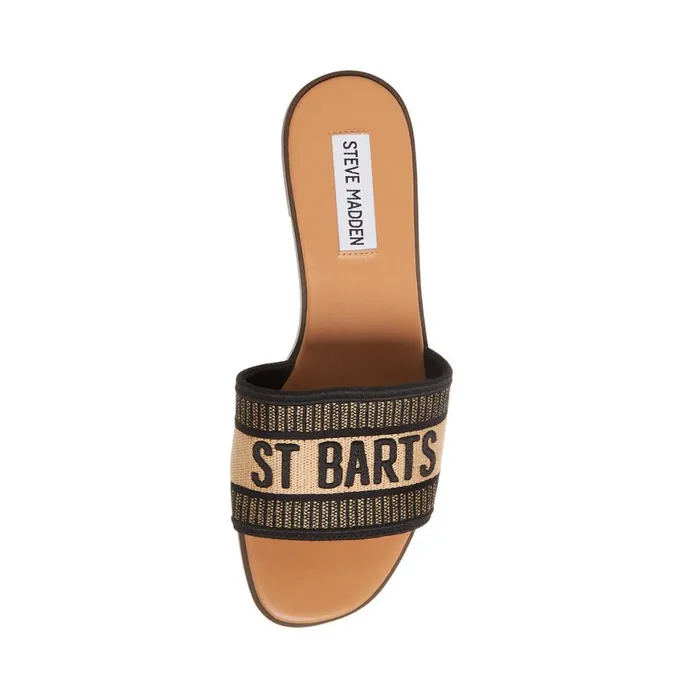 Steve Madden Knox Black Multi Womens Sandals