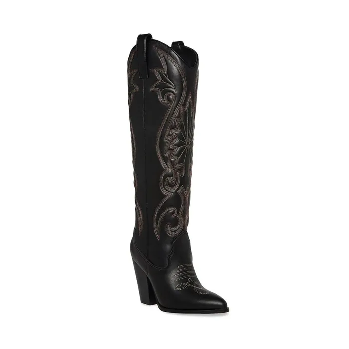 Steve Madden Lasso Black Multi Womens Boots and Booties