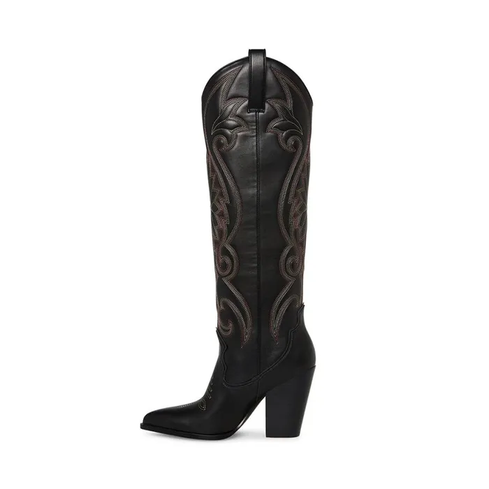 Steve Madden Lasso Black Multi Womens Boots and Booties