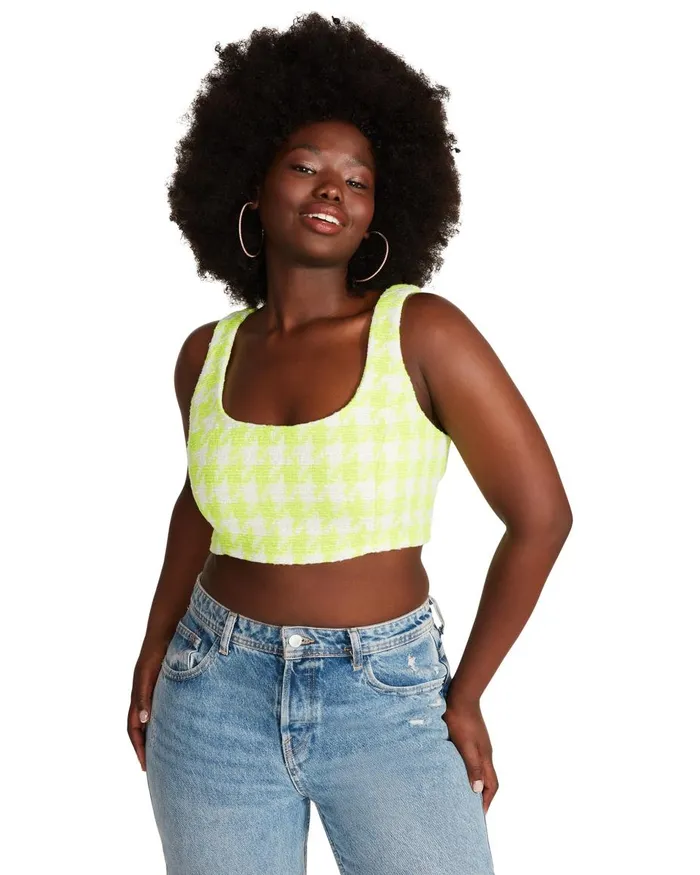 Steve Madden Layla Top Lime Womens Tops and Shirts