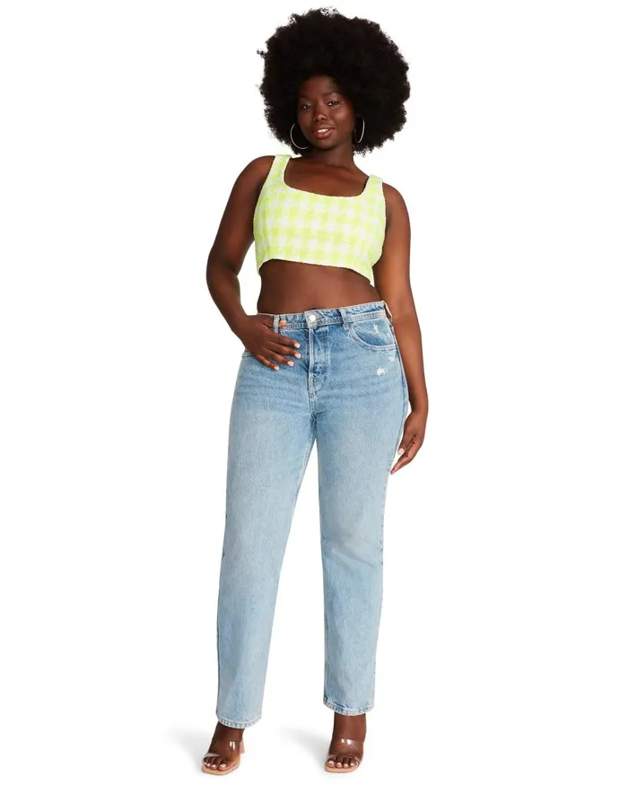 Steve Madden Layla Top Lime Womens Tops and Shirts