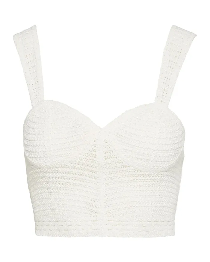 Steve Madden Lorena Top White Womens Tops and Shirts