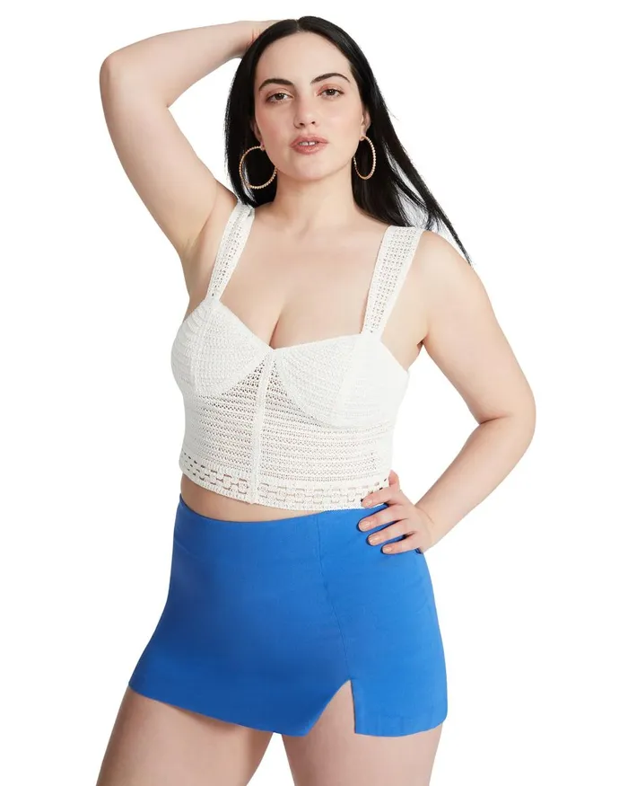 Steve Madden Lorena Top White Womens Tops and Shirts