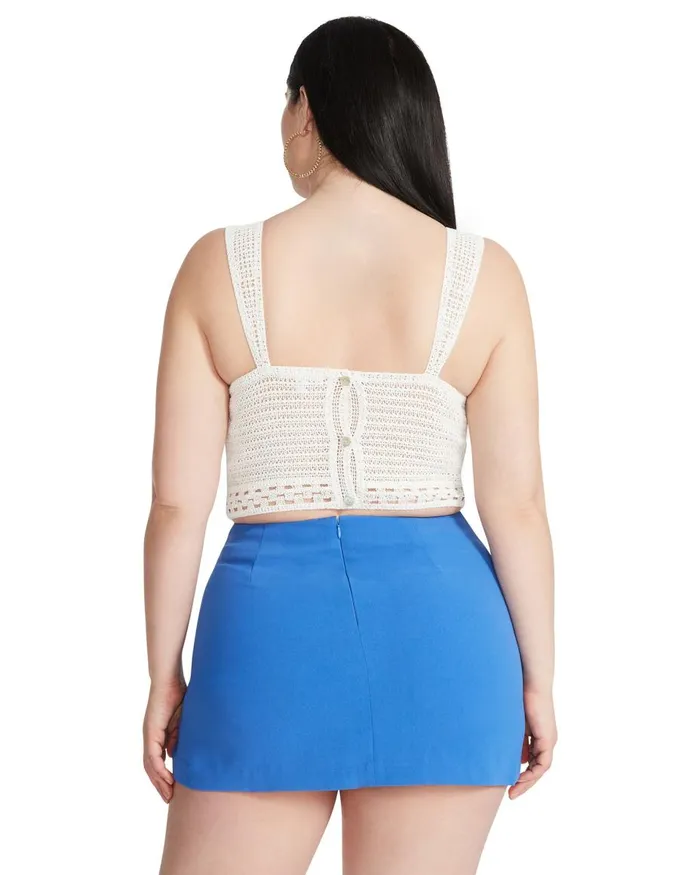 Steve Madden Lorena Top White Womens Tops and Shirts