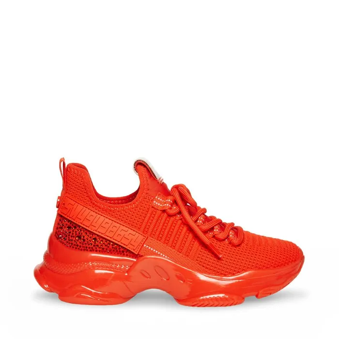 Steve Madden Maxima Chili Red Womens Sneakers