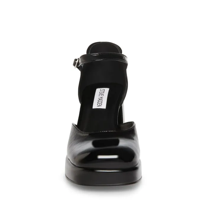 Steve Madden Mimi Black Patent Womens Heels