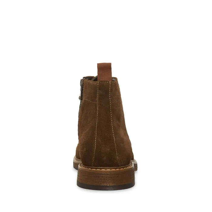 Steve Madden Mitchell Olive Suede Mens Boots