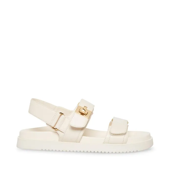 Steve Madden Mona Bone Leather Womens Sandals