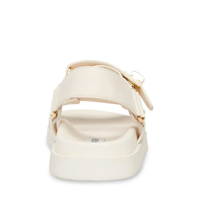 Steve Madden Mona Bone Leather Womens Sandals