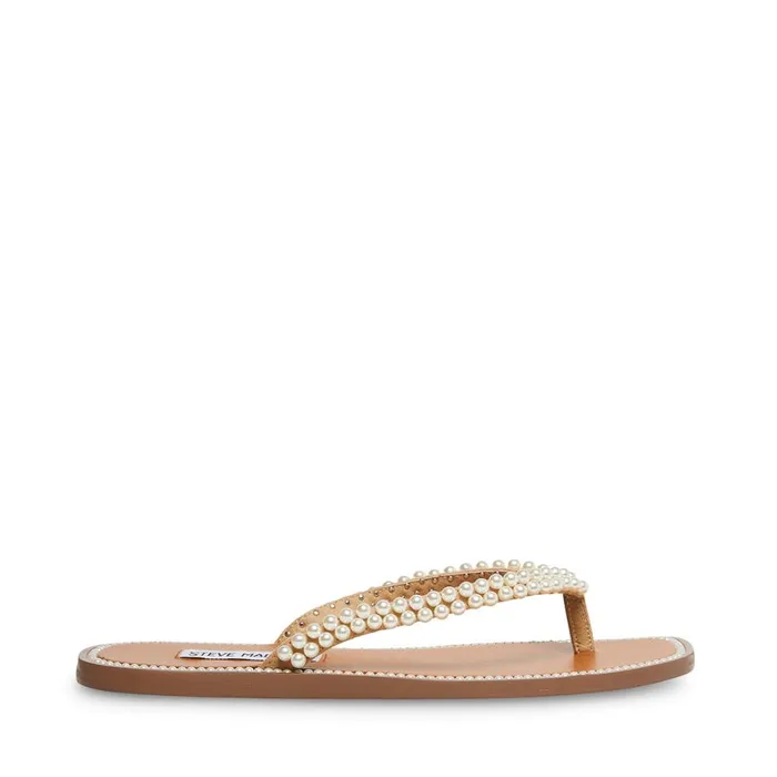 Steve Madden Nadira White Multi Womens Sandals
