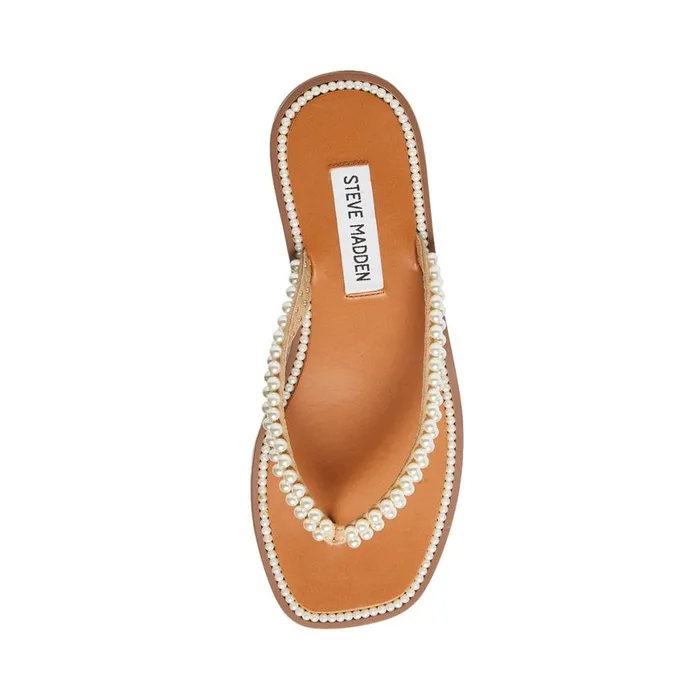Steve Madden Nadira White Multi Womens Sandals