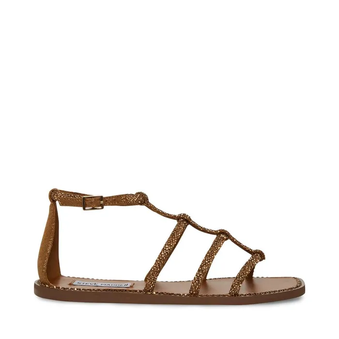 Steve Madden Neptune Bronze Womens Sandals